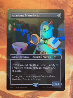 MTG Foil Borderless Academy Manufactor Secret Lair Play-Doh: Squishful Thinking! - Image 1