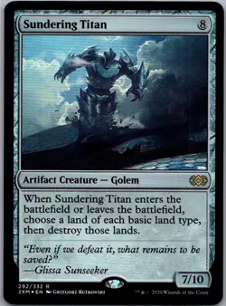 Sundering Titan (R) Foil #292 Double Masters MTG NM - Image 1