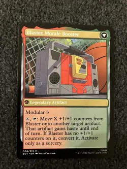 Magic The Gathering MTG - Blaster, Combat DJ - Universes Beyond: Transformers - Image 2
