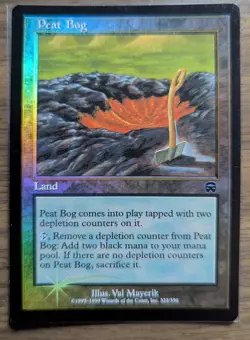 MTG Peat Bog Foil from Mercadian Masques NM - Image 1
