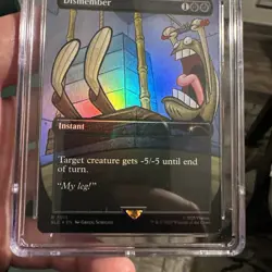 Dismember Foil Magic the Gathering x Spongebob Squarepants Secret Lair CGC 9 🔥 - Image 3