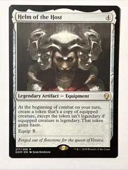 MTG - Helm of the Host - Dominaria (DOM) - 217 - English - LP - Image 1