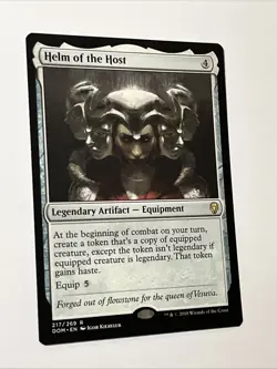 MTG - Helm of the Host - Dominaria (DOM) - 217 - English - LP - Image 2