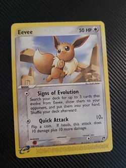 Eevee - 63/100 - Pokemon Ex Sandstorm Non-Holo Vintage NM/LP - Image 1