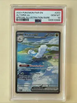 Altaria Paradox Rift 2023 Pokemon #253 SAR PSA 10 - Image 1