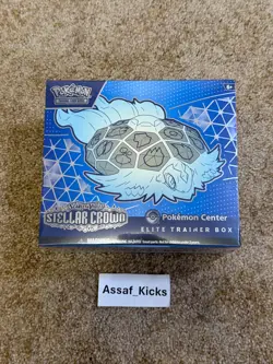 Pokemon Center TCG Stellar Crown Elite Trainer Box ETB - New - Image 1