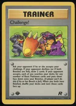 CHALLENGE! Pokemon Team Rocket 1st Edition 74/82 - NM - Image 1