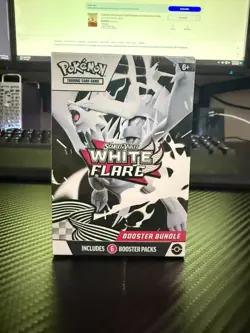 Pokemon TCG Scarlet & Violet 10.5 White Flare Booster Bundle Factory Sealed - Image 1