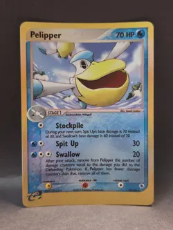 Pokemon TCG Pelipper 19/109 EX Ruby & Sapphire Reverse Holo Rare - Image 1