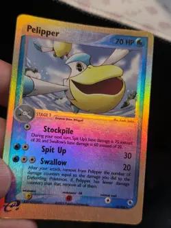 Pokemon TCG Pelipper 19/109 EX Ruby & Sapphire Reverse Holo Rare - Image 3