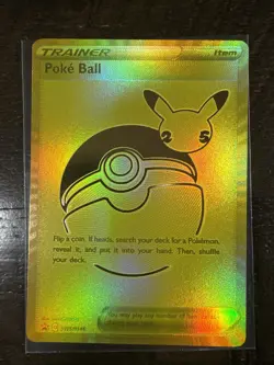 Pikachu v Gold and Pokeball SWSH145/SWSH146 Pokemon TCG Celebrations - Image 2