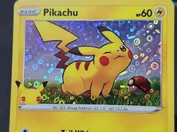 Pokemon Sword & Shield "Pikachu" SWSH039 / Black Star Promo / Near Mint - Image 2