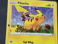 Pokemon Sword & Shield "Pikachu" SWSH039 / Black Star Promo / Near Mint - Image 4
