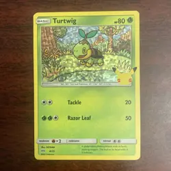 Turtwig - 4/25 - Pokemon 25th Anniversary Holo McDonalds Promo Pokemon - Image 1
