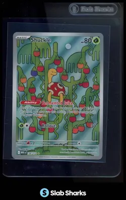 2025 POKEMON MEGA EVOLUTION MEG EN #136/132 SHUCKLE ILLUSTRATION RARE - Image 1