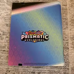 Pokemon Prismatic Evolutions Binder - NEW - Image 2