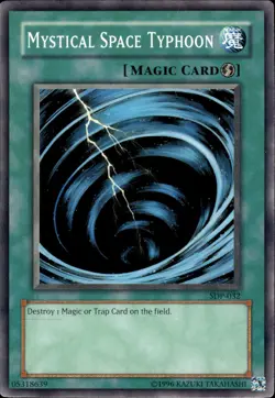 Mystical Space Typhoon - SDP-032 - LP - YuGiOh - Image 1