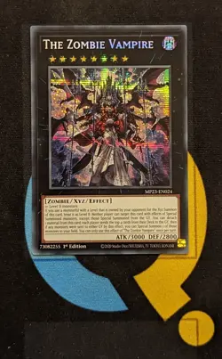 MP23-EN024 The Zombie Vampire Prismatic Secret Rare 1st Edition YuGiOh Card - Image 1