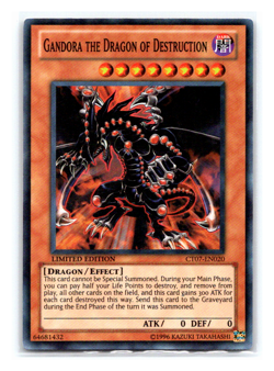 Gandora the Dragon of Destruction - CT07-EN020 Super Rare Limited Edition Yugioh - Image 1
