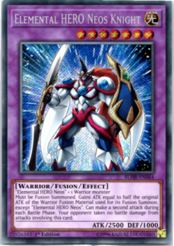 Elemental HERO Neos Knight - BLHR-EN064 - Secret Rare - 1st Edition Yugioh - Image 1