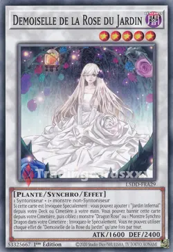 Yu-Gi-Oh! Demoiselle de la Rose du Jardin : C L5DD-FRA29 - Image 1