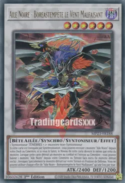 Yu-Gi-Oh! Aile Noire - Boreastempete le Vent Malfaisant : UR MP23-FR188 - Image 1