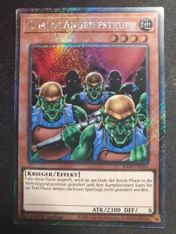 Yu-Gi-Oh! RA03-DE101 Goblin Angriffstrupp Platinum SecR NM 1st - Image 1