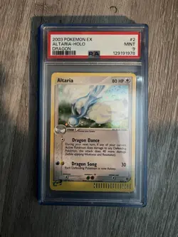 2003 Pokemon EX Dragon Altaria Holo Card 2/97 PSA 9 - Image 1