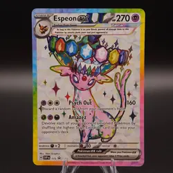Pokemon TCG English SVP: Scarlet & Violet Promo Cards SVP175 Holo Espeon ex - Image 1