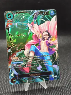 One Piece SMOKER SR ALT OP13-030 Card Game ENGLISH Carrying On His Will - Image 1