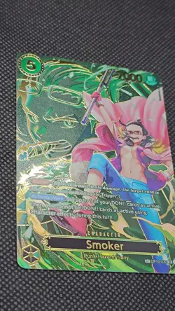 One Piece SMOKER SR ALT OP13-030 Card Game ENGLISH Carrying On His Will - Image 2