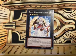 Tiras, Keeper of Genesis BP01-EN029 1st Rare LP Yugioh Card - Image 1