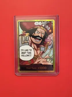 DON!! Card (Gol.D.Roger) (Gold) Carrying On His Will Foil - Image 1