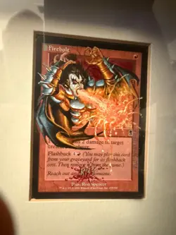 MTG (Magic The Gathering) Framed Ron Spencer Modified Cards (Sliver Queen, KISS) - Image 2