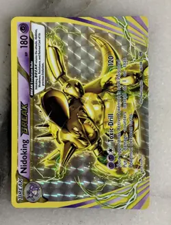 Nidoking Break - 46/108 - Pokemon Evolutions XY Ultra Rare Card LP - Image 1