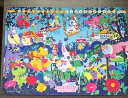 Digimon Card Game Playmat Floral Fun PB-09 USED English USA - Image 1
