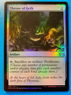MTG 1x FOIL Throne of Geth # 301 Double Masters Magic the Gathering Card x1 NM - Image 1