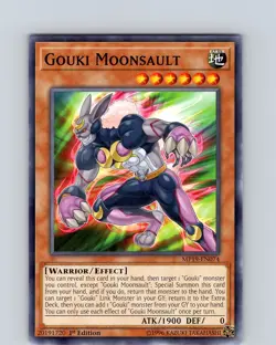 Yu-Gi-Oh TCG Gouki Moonsault MP19-EN074 1st Edition Common Card NM - Image 1