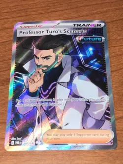 Professor Turo's Scenario 240/182 - Paradox Rift Full Art Pokemon Card - NM - Image 1