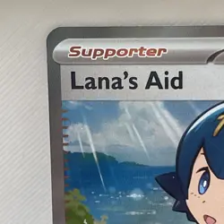 Lanas Aid 207/167 Ultra Rare Full Art Card Pokemon TCG Twilight Masquerade - Image 5