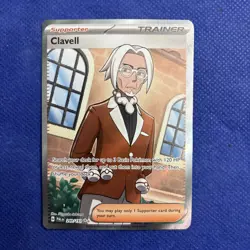 Clavell Pokemon SV02: Paldea Evolved Ultra Rare 249/193 Card - NM - Image 1