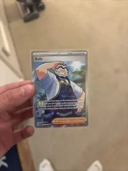 Pokemon TCG Kofu Trainer Card Sv07: Stellar Crown Full Art, Near Mint Condition - Image 1