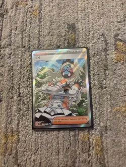 Pokemon TCG Temporal Forces Eri Trainer Holo Ultra Rare Card 199/162 Full Art - Image 1