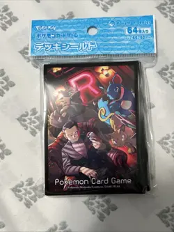 Pokemon Center Japan Giovanni's Directive Card Sleeves 64 COUNT ~ US SELLER - Image 1
