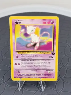 Mew #8 Black Star Movie Promo Non-Holo Trading Card Near Mint - Image 1