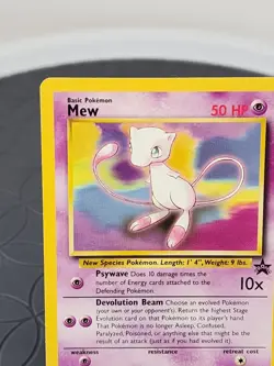 Mew #8 Black Star Movie Promo Non-Holo Trading Card Near Mint - Image 3