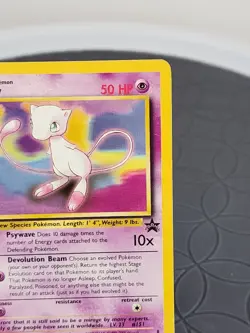 Mew #8 Black Star Movie Promo Non-Holo Trading Card Near Mint - Image 4