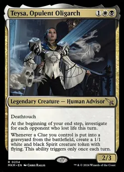 Near Mint, English - 2 x MTG Teysa, Opulent Oligarch Murders at Karlov Manor - Image 1