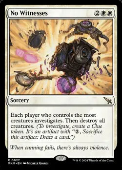 Near Mint, English - 4 x MTG No Witnesses Murders at Karlov Manor - Image 1