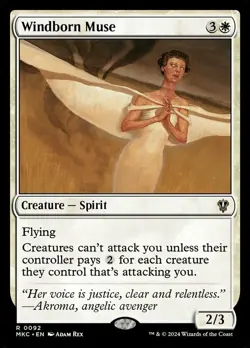 Near Mint, English - 1 x MTG Windborn Muse Commander: Murders at Karlov Manor - Image 1